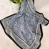 TYLER'S Printed Bandana Headscarf Neck Wrap Periwinkle