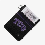 Thread Wallets TCU Vertical Wallet TCU Black back view