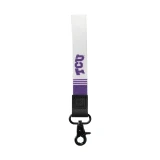 Thread Wallets TCU Wrist Lanyard in TCU White side view