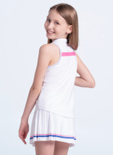 Lucky in Love Girls' Love is Bold Tank in White