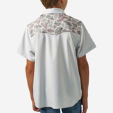 Burlebo Toddlers' Performance Western Shirt Bird Season back