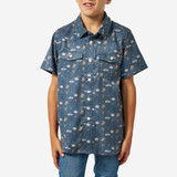 Burlebo Toddlers' Performance Western Shirt Desert Night front