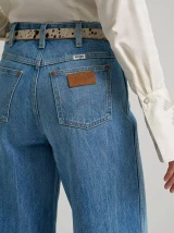 Wrangler Women's Relaxed Joey Jeans in Storm Trail back view
