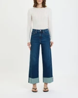 Daze Denim Women's Pleaser Jeans in Slow Motion full length