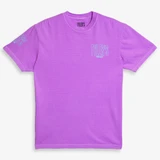 TYLER'S Comfort Wash Neon Block Tee Neon Violet Neon Blue front