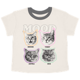 Tiny Whales Girls' Moody Tee Natural front view