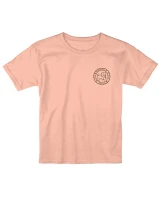 Puppie Love Girls' Dog Daze Tee in Dusty Rose front view