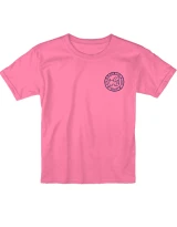 Puppie Love Girls' Keep It Wild Pup Tee Azalea front view