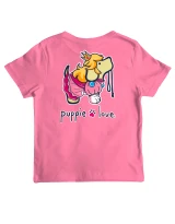 Puppie Love Girls' Princess Pup Tee Azalea detail view