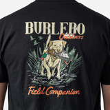 Burlebo Men's Field Companion Tee in Black back view