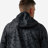 Burlebo Men's Blaze Tech Quarter-Zip Jacket in Black Camo side view