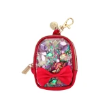 Packed Party Mini Clear Bow & Jewels Confetti Backpack Bag Charm lifestyle view