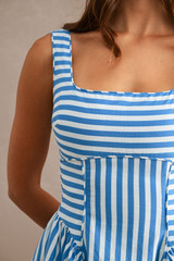 Mable Women's Stripe Mini Dress front view