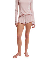 Free People Made You Blush Shorts Pink Lotus back view