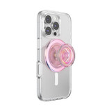PopSockets Iridescent Pink Blush MagSafe PopGrip front view