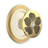 PopSockets Enamel Mae Flower with Pearl MagSafe PopGrip full product
