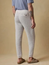 Faherty Whitewater Sweatpants P Grey Shell Loop back view