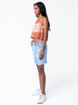 Established & Co. Women's University of Texas Vintage Practice Jersey colorway 045 back view