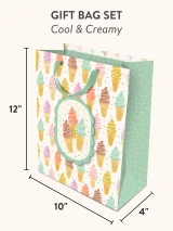 Cool & Creamy Large Gift Bag with Tissue