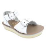 Salt Water Sandals Toddlers' White Sun-San Surfer Shoes with ankle straps