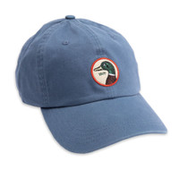 Duck Head Men's Circle Patch Twill Hat - Lake Blue