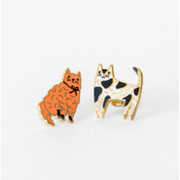 New Yellow Owl Workshop Cats Stud Earrings $ 21.99