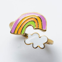 New Yellow Owl Workshop Rainbow Cloud Ring $ 25.99