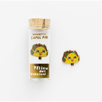 New Yellow Owl Workshop Taco Lapel Pin $ 12.99