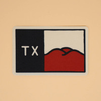 Texas Hill Country Provisions Hill Country Flag Nylon Sticker