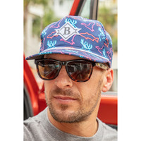 Burlebo Men's Neon Outdoors Snapback