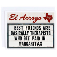 El Arroyo Best Friends Card