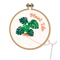 Plant Life Crosstitch Kit