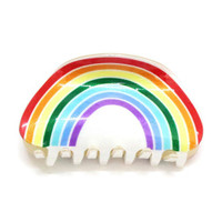 Rainbow Claw Hair Clip
