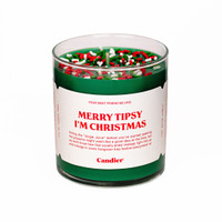 Merry Tipsy Christmas Candle