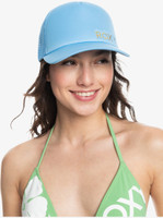 Roxy Women's Finishline Foam Trucker Hat in Bel Air Blue colorway