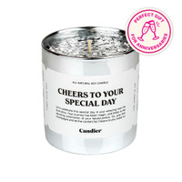 Candier Cheers To Your Special Day Candle