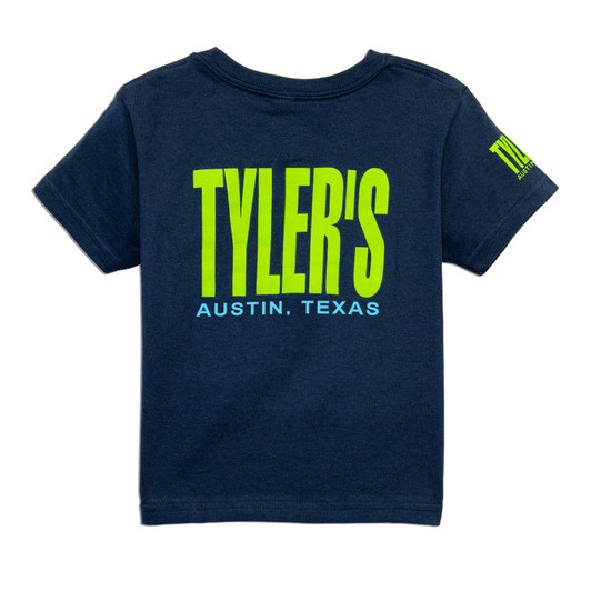 ERLEBNISWELT-FLIEGENFISCHEN'S Toddlers' Navy/Lime Tee