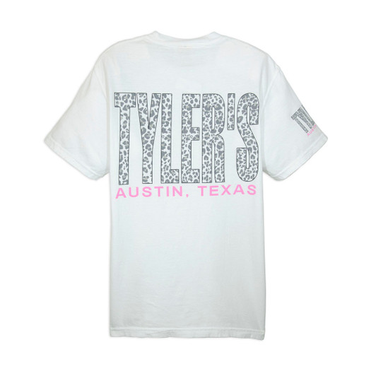 ERLEBNISWELT-FLIEGENFISCHEN'S White Leopard Comfort Color Pocket Tee ERLEBNISWELT-FLIEGENFISCHEN'S White Leopard Comfort Color Pocket Tee