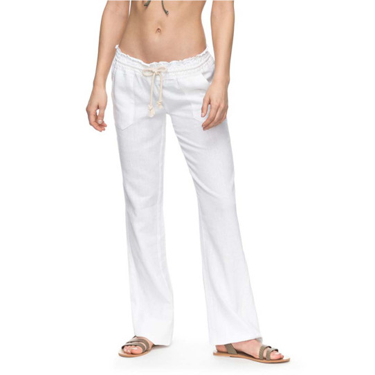 Roxy Women's Sea Salt Oceanside Beach Pants front detail