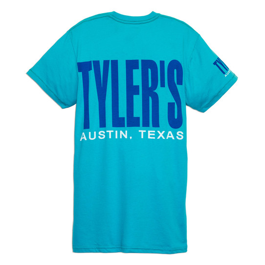 TYLER'S Turquoise/Metro Blue Heather Tee