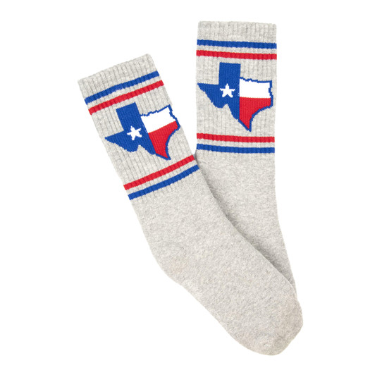 TYLER'S Texas Shape Crew Socks