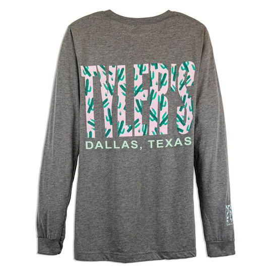 TYLER'S Cactus Long Sleeve Track Tee