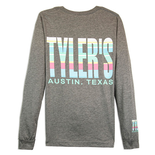 TYLER'S Multi Stripe Long Sleeve Track Tee