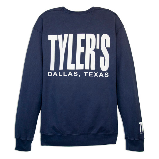 TYLER'S Navy Comfort Wash Sweatshirt - Dallas