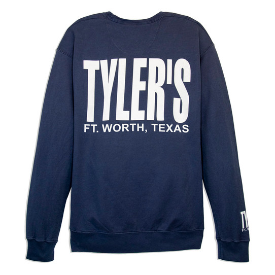 TYLER'S Navy Comfort Wash Sweatshirt - Fort Worth