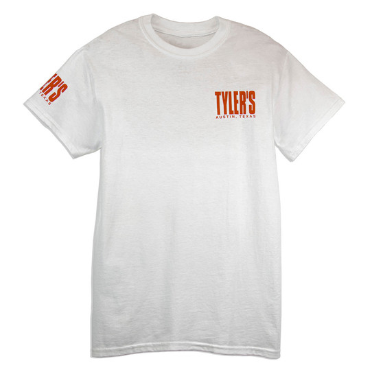 トップス PROFESSIONAL S/S T-SHIRT (WHITE x ORANGE TYLER'S White/Burnt Orange Tee | TYLER'S