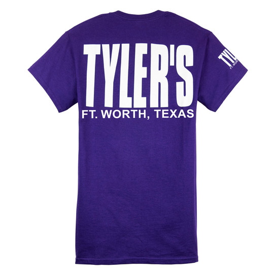 TYLER'S Purple/White Tee