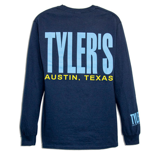 TYLER'S Navy/Light Blue Long Sleeve Tee