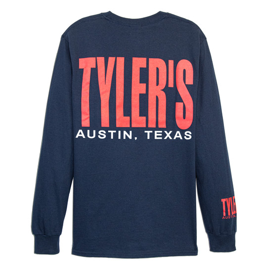 TYLER'S Navy/Red/White Long Sleeve Tee