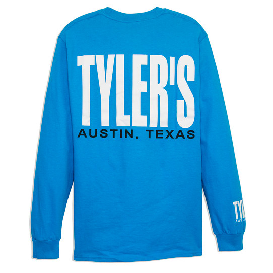 TYLER'S Turquoise/White Long Sleeve Tee